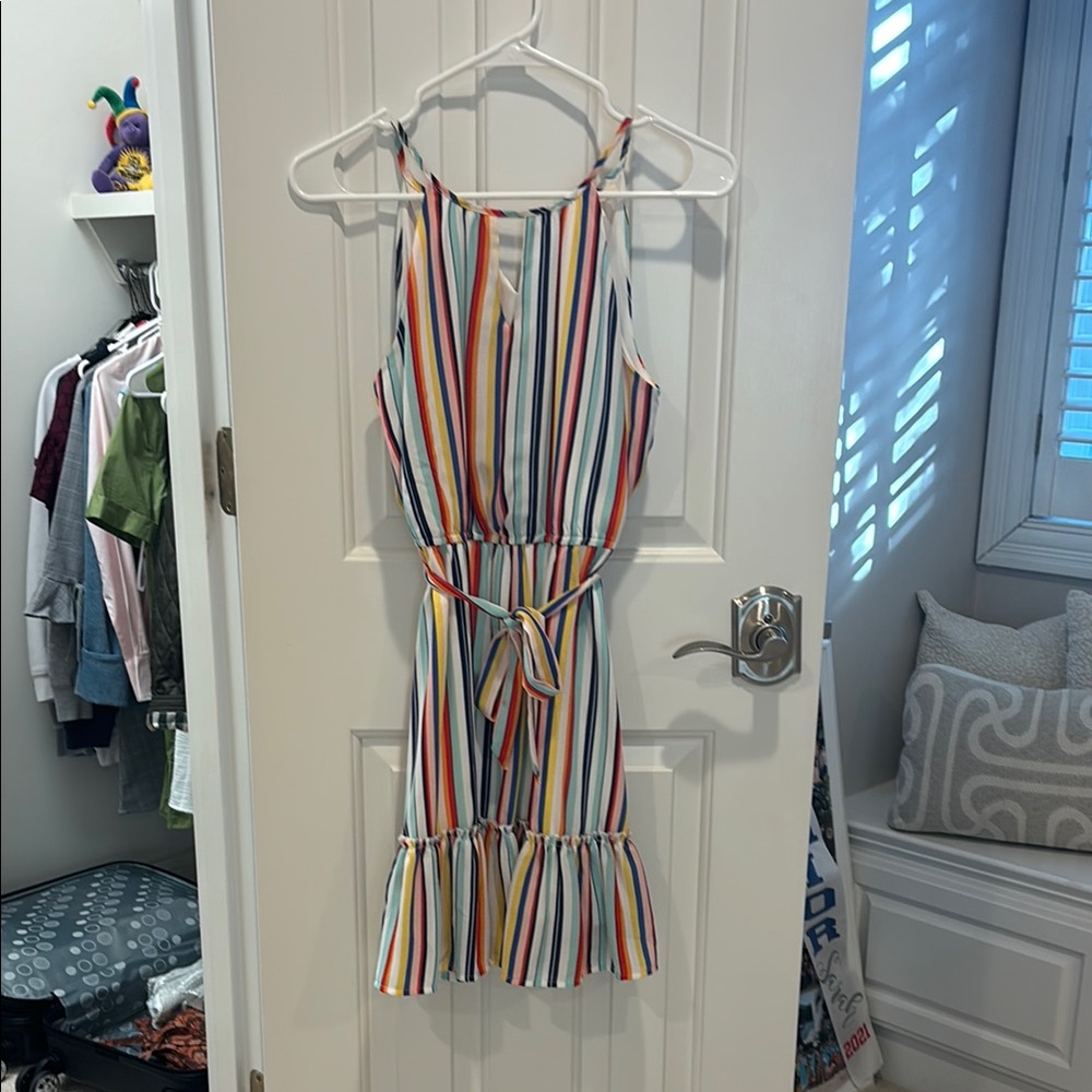 Colorful Striped Dress